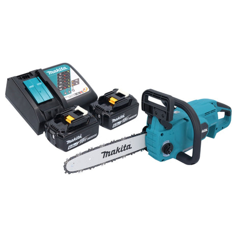 Makita DUC 307 RGX2 Akku Kettensäge 18 V 30 cm 7,7 m/s Brushless + 2x Akku 6,0 Ah + Ladegerät - Toolbrothers