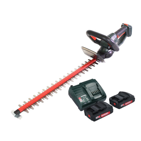 Metabo HS 18 LTX 45 Akku Heckenschere 18 V 43 cm + 2x Akku 2,0 Ah + Ladegerät - Toolbrothers