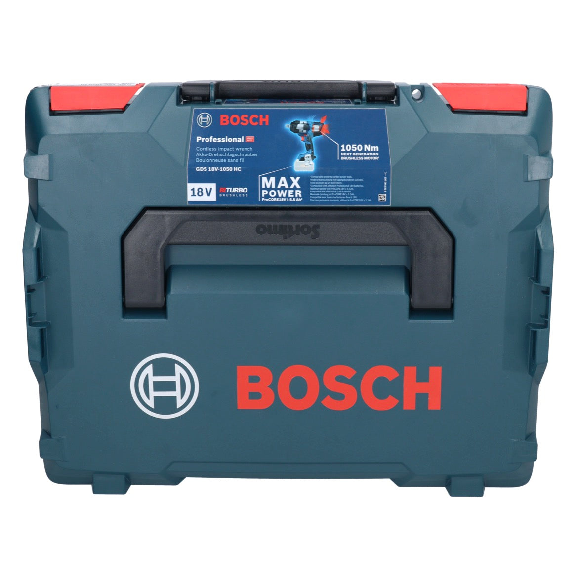 Bosch GDS 18V-1050 HC Akku Drehschlagschrauber 18 V 1050 Nm BITURBO Brushless + 1x ProCORE Akku 4,0 Ah + L-Boxx - ohne Ladegerät - Toolbrothers