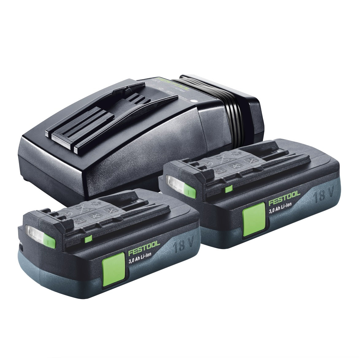 Festool BHC 18-Basic Akku Bohrhammer 18 V 1,8 J SDS Plus Brushless + 2x Akku 3,0 Ah + Ladegerät + Systainer - Toolbrothers