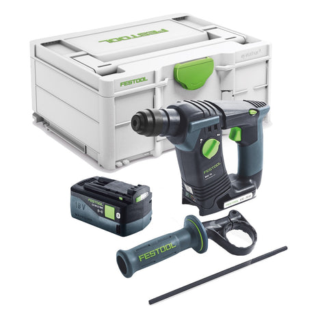 Festool BHC 18-Basic Akku Bohrhammer 18 V 1,8 J SDS Plus Brushless + 1x Akku 5,0 Ah + Systainer - ohne Ladegerät - Toolbrothers