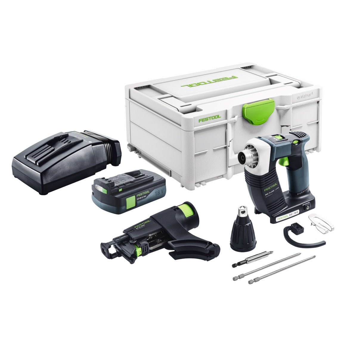 Festool DURADRIVE DWC 18-4500 Basic Akku Bauschrauber 18 V 14 Nm Brushless + 1x Akku 3,0 Ah + Ladegerät + Systainer - Toolbrothers