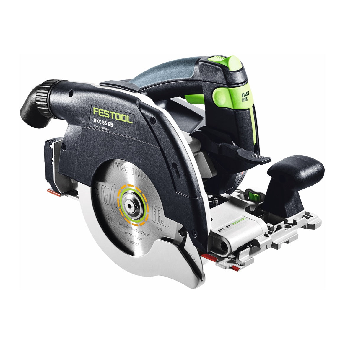 Festool HKC 55 EB-Basic Akku Handkreissäge 18 V 160 mm Brushless + 2x Akku 3,0 Ah + Ladegerät + Systainer - Toolbrothers