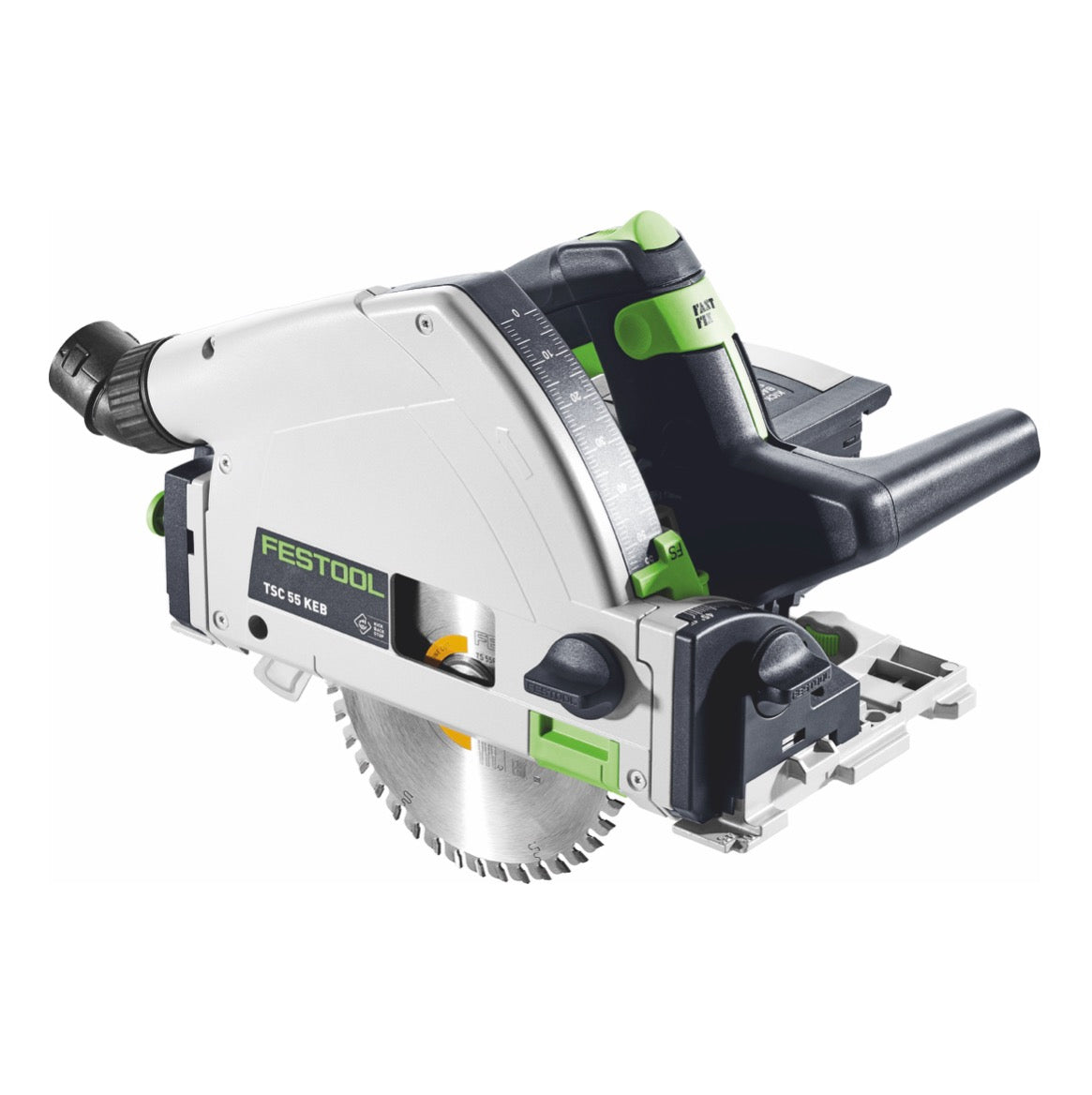 Festool TSC 55 KEB-Basic Akku Tauchsäge 18 V / 36 V ( 2x 18 V ) 160 mm Brushless + 2x Akku 3,0 Ah + Doppelladegerät + Systainer - Toolbrothers