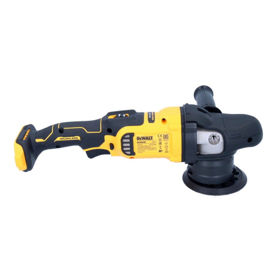 DeWalt DCM 848 D1 Akku Exzenterpolierer 18 V 125 mm Brushless + 1x Akku 2,0 Ah + Ladegerät