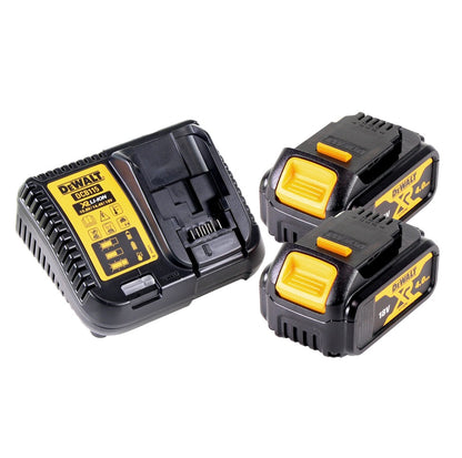 Polisseuse excentrique à batterie DeWalt DCM 848 M2 18 V 125 mm sans balais + 2x batteries 4,0 Ah + chargeur