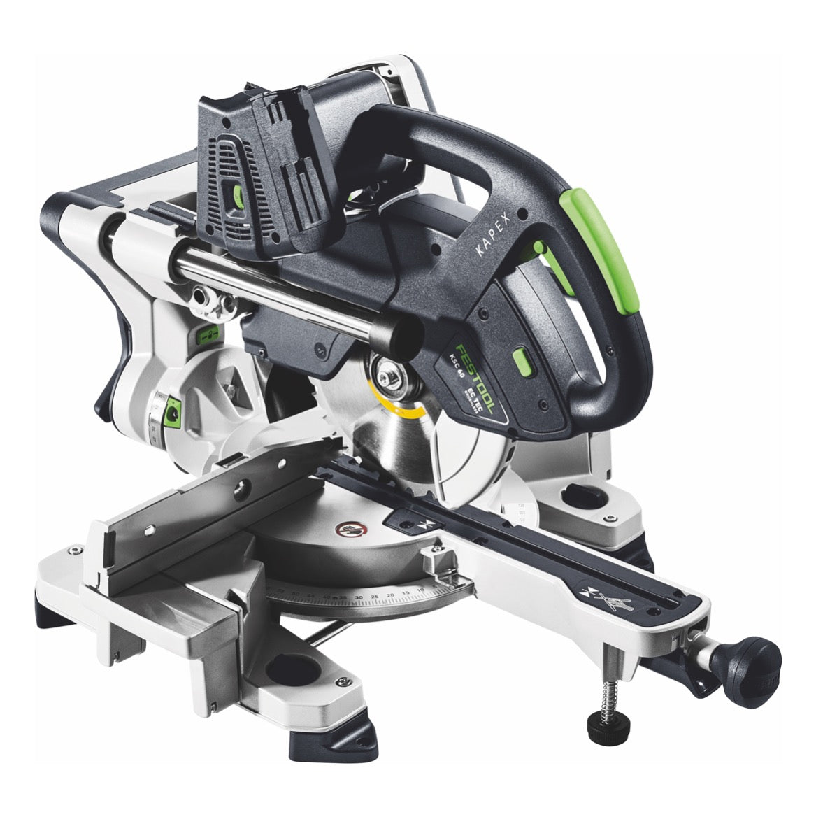 Festool KSC 60 EB-Basic KAPEX Akku Kapp Zugsäge 18 V / 36 V 216 mm Brushless + 2x Akku 5,0 Ah - ohne Ladegerät - Toolbrothers