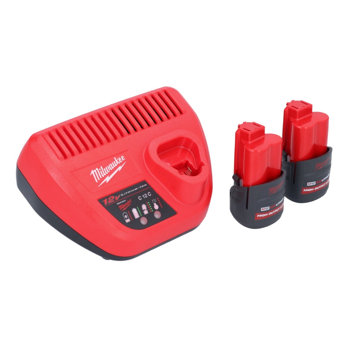 Milwaukee M12 SI-252 Akku Lötkolben 12 V 400 °C + 2x Akku 2,5 Ah + Ladegerät - Toolbrothers