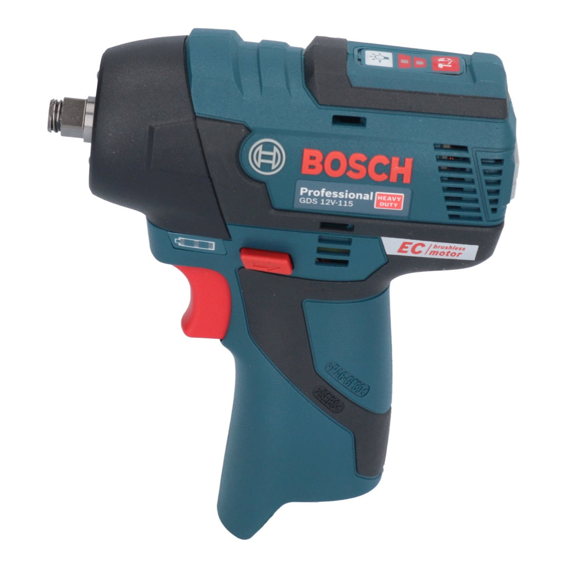 Bosch GDS 12V-115 Professional Akku Drehschlagschrauber 12 V 115 Nm 3/8" Brushless + 1x Akku 2,0 Ah + Ladegerät + L-Boxx - Toolbrothers