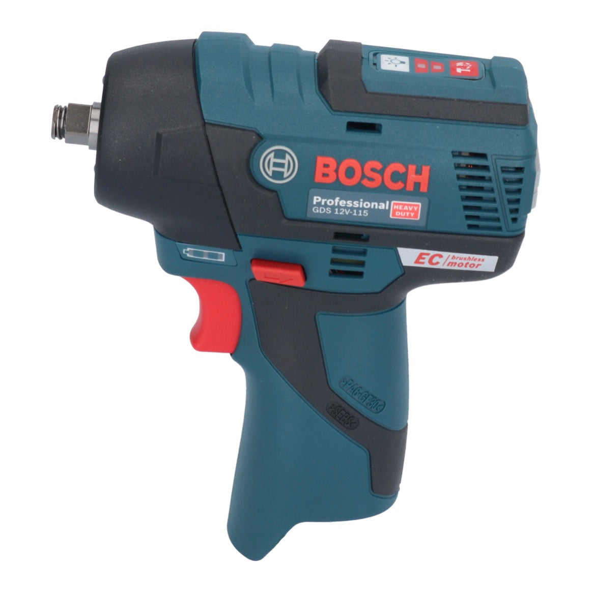 Bosch GDS 12V-115 Professional Akku Drehschlagschrauber 12 V 115 Nm 3/8" Brushless + 2x Akku 2,0 Ah + Ladegerät + L-Boxx - Toolbrothers