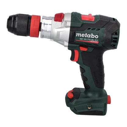 Metabo SB 18 LTX BL Q I Akku Schlagbohrschrauber 18 V 130 Nm Brushless + PowerX3 Drehmomentvorsatz + metaBOX - ohne Akku, ohne Ladegerät