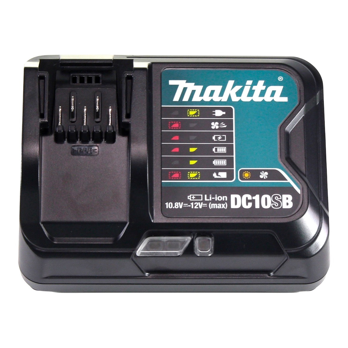 Makita Power Source Kit ( 197658-5 ) 2x BL 1021 B Akku 12 V max. 2,0 Ah CXT + DC 10 SB Ladegerät + Makpac