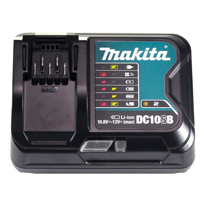 Kit source d'alimentation Makita 4x batterie BL 1041 B 12 V max. 4,0 Ah CXT (4x 197406-2) + chargeur DC 10 SB (197363-4) + Makpac