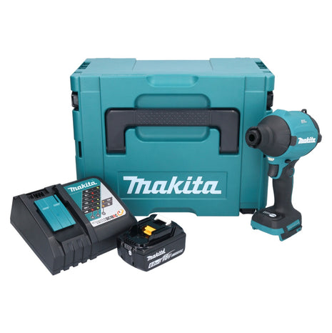 Makita DAS 180 RG1J Akku Gebläse 18 V Brushless + 1x Akku 6,0 Ah + Ladegerät + Makpac - Toolbrothers