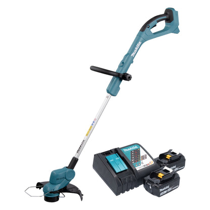 Makita DUR 193 RF2 Akku Rasentrimmer 18 V 260 mm + 2x Akku 3,0 Ah + Ladegerät - Toolbrothers