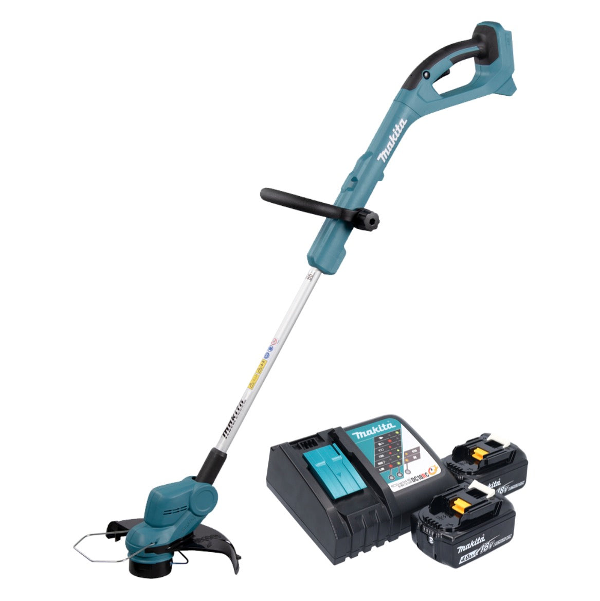 Makita DUR 193 RM Akku Rasentrimmer 18 V 260 mm + 2x Akku 4,0 Ah + Ladegerät - Toolbrothers