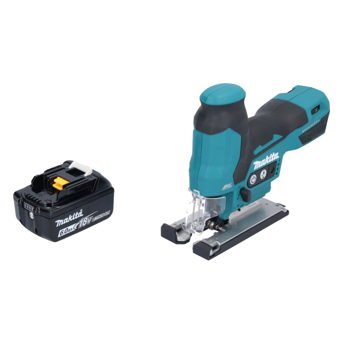 Makita DJV 185 G1 Akku Pendelhubstichsäge 18 V Brushless + 1x Akku 6,0 Ah - ohne Ladegerät - Toolbrothers