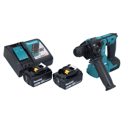 Makita DHR 183 RT Akku Bohrhammer 18 V 1,7 J SDS plus Brushless + 2x Akku 5,0 Ah + Ladegerät - Toolbrothers