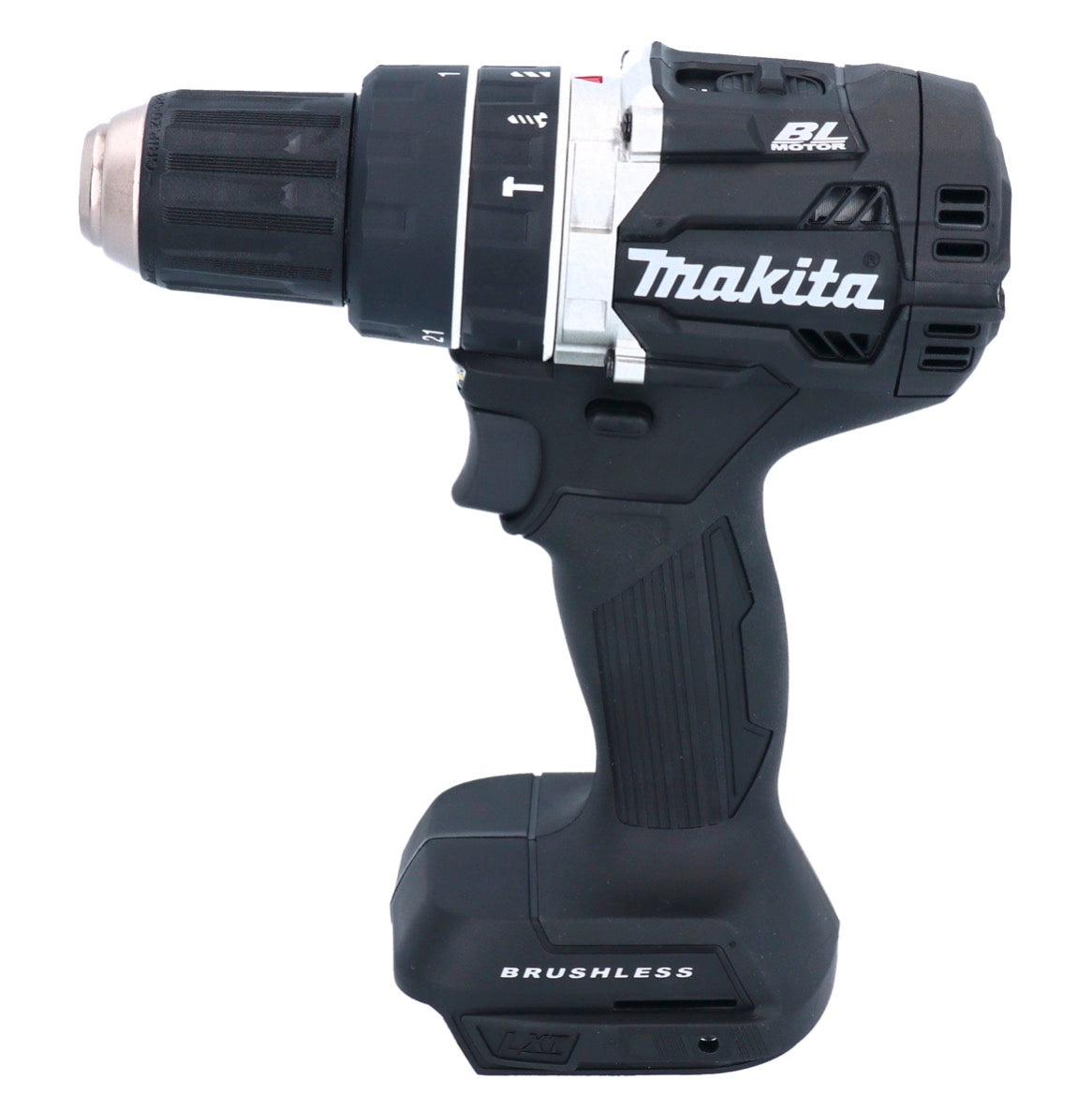 Makita DHP 484 RAB Akku Schlagbohrschrauber 18 V 54 Nm Brushless Schwarz + 2x Akku 2,0 Ah + Ladegerät