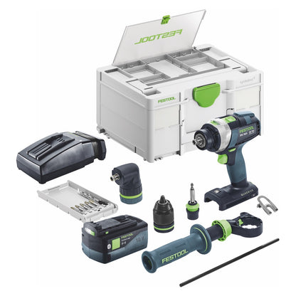 Festool TPC 18/4 I-Basic-Set Akku Schlagbohrschrauber 18 V 75 Nm Brushless + 1x Akku 5,0 Ah + Ladegerät + Systainer - Toolbrothers