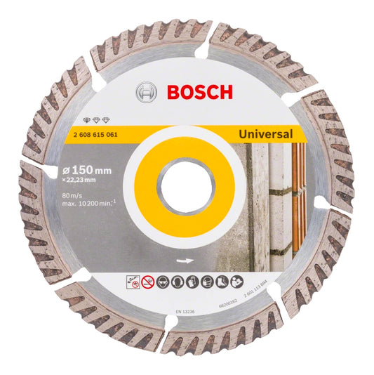 Bosch Standard for Universal Diamanttrennscheibe 150 x 22,23 mm 5 Stk. ( 5x 2608615061 ) - Toolbrothers