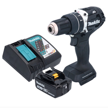 Makita DHP 484 RT1B Akku Schlagbohrschrauber 18 V 54 Nm Brushless Schwarz + 1x Akku 5,0 Ah + Ladegerät - Toolbrothers