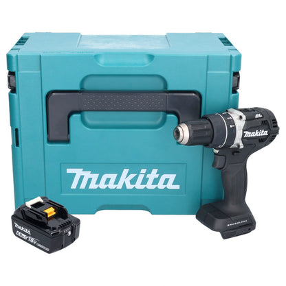 Makita DHP 484 G1JB Akku Schlagbohrschrauber 18 V 54 Nm Brushless Schwarz + 1x Akku 6,0 Ah + Makpac - ohne Ladegerät - Toolbrothers