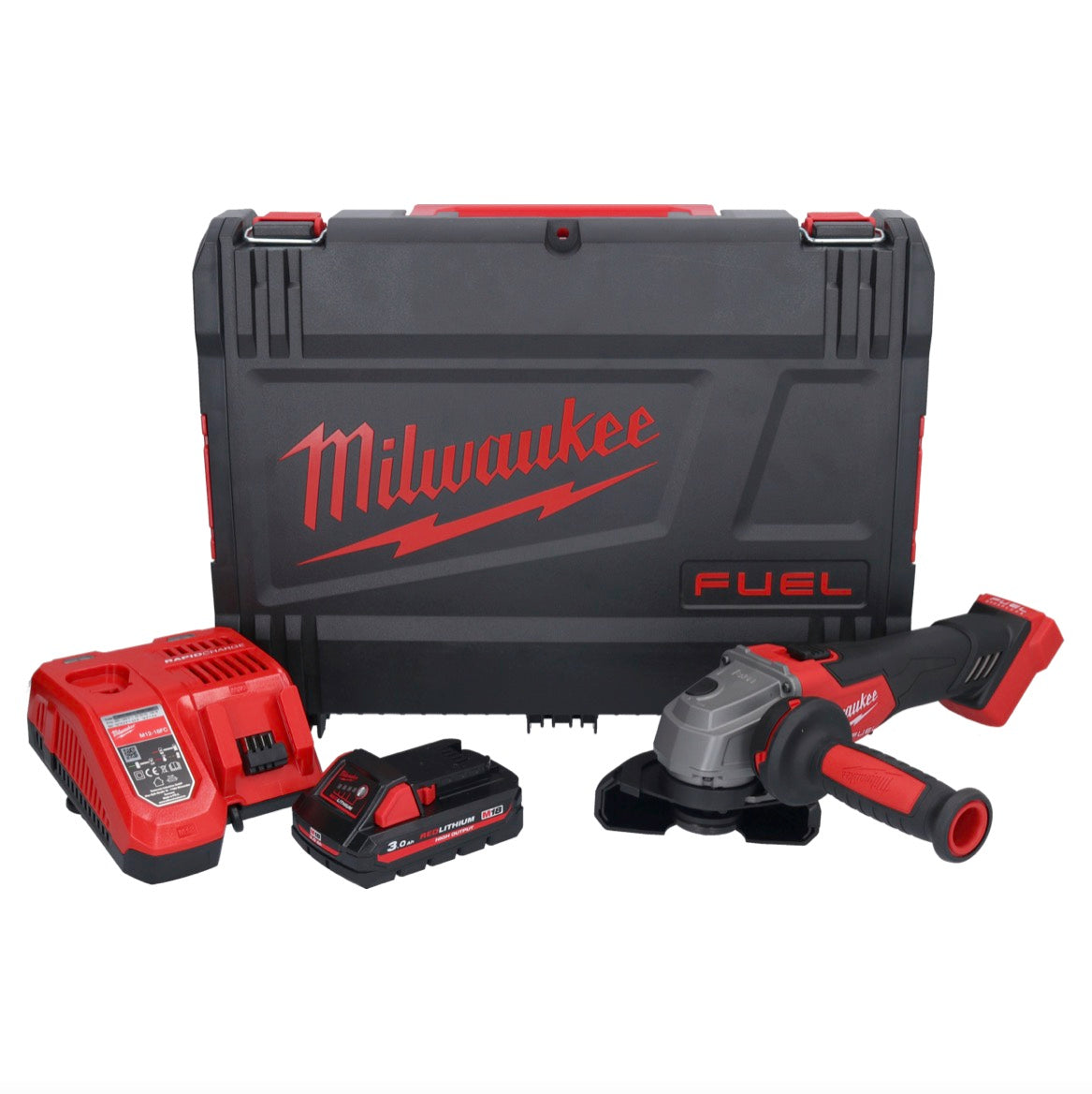 Milwaukee M18 FSAG115X-301X Akku Winkelschleifer 18 V 115 mm Brushless + 1x Akku 3,0 Ah + Ladegerät + HD Box - Toolbrothers