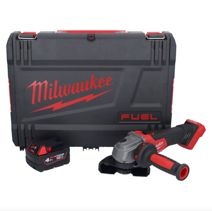 Milwaukee M18 FSAG115X-401X Akku Winkelschleifer 18 V 115 mm Brushless + 1x Akku 4,0 Ah - ohne Ladegerät