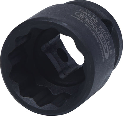 KS TOOLS 1/2" 12-kant-Kraft-Stecknuss, kurz, 24mm ( 515.0924 )