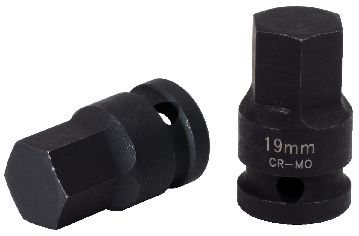 KS TOOLS 1/2" Kraft-Bit-Stecknuss, Innensechskant, 19mm ( 150.1710 ) - Toolbrothers