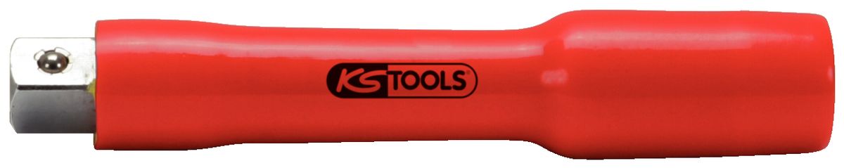 KS TOOLS 1/2" Verlängerung mit Schutzisolierung und Schraubenarretierung, 125mm ( 117.1202 ) - Toolbrothers