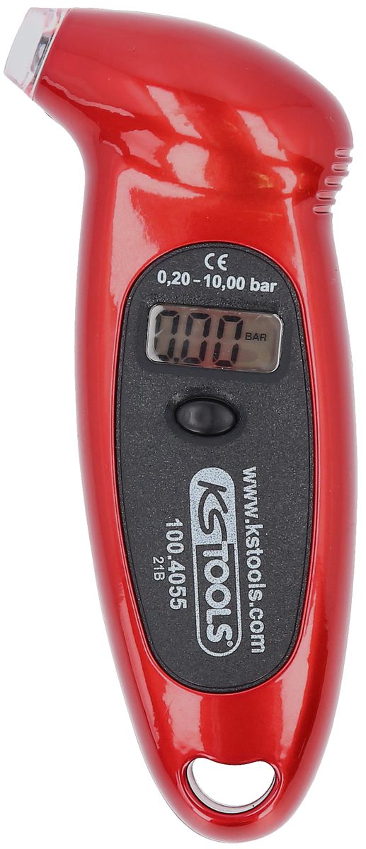 KS TOOLS Digitaler Reifendruckmesser, 0,20 - 10,0 bar ( 100.4055 ) - Toolbrothers