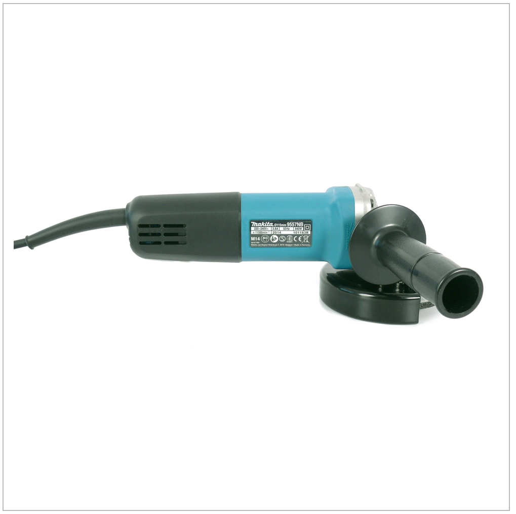 Makita 9557 NBD Winkelschleifer 115mm inkl. 1 x Schruppscheibe 115 mm - Toolbrothers