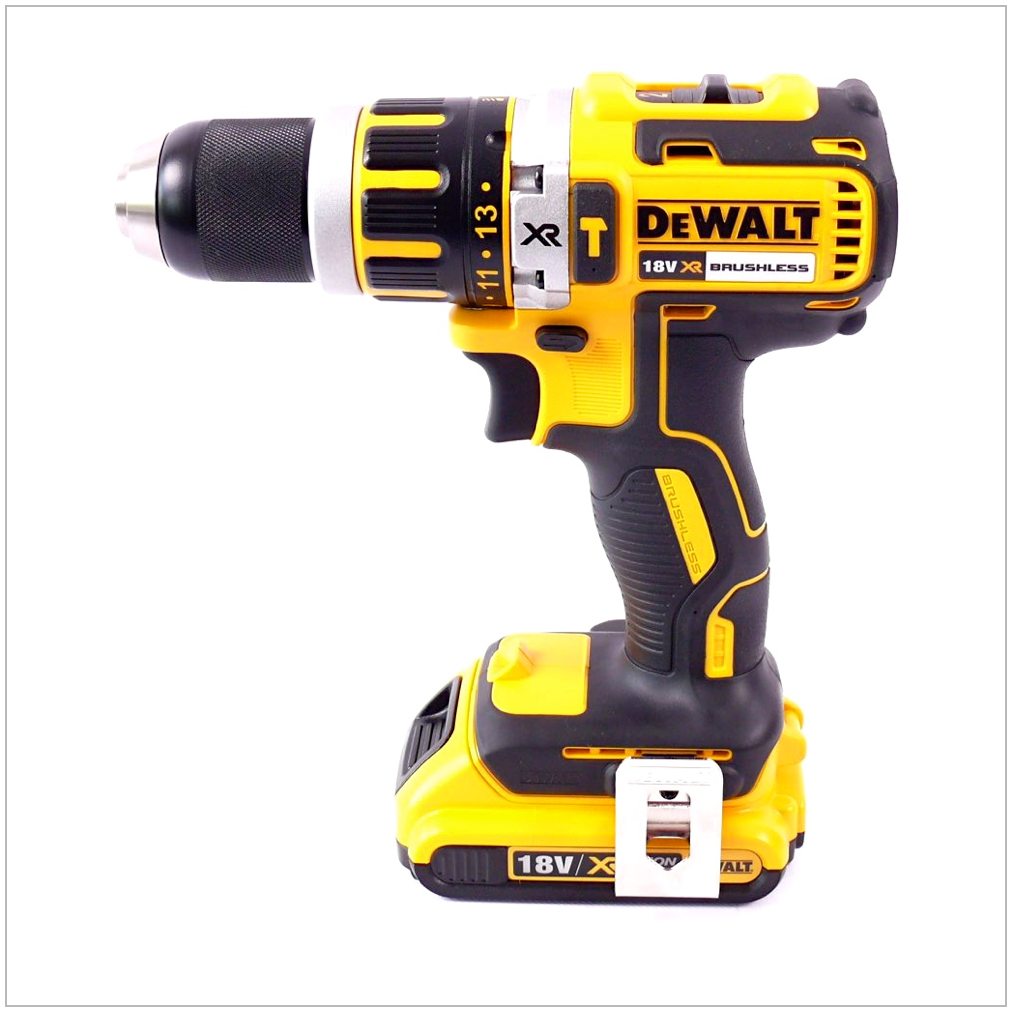 DeWalt DCD 795 D2 - 18 V Akku Schlagbohrschrauber mit 2x 2 Ah Akku, Ladegerät im TSTAK Koffer - Toolbrothers