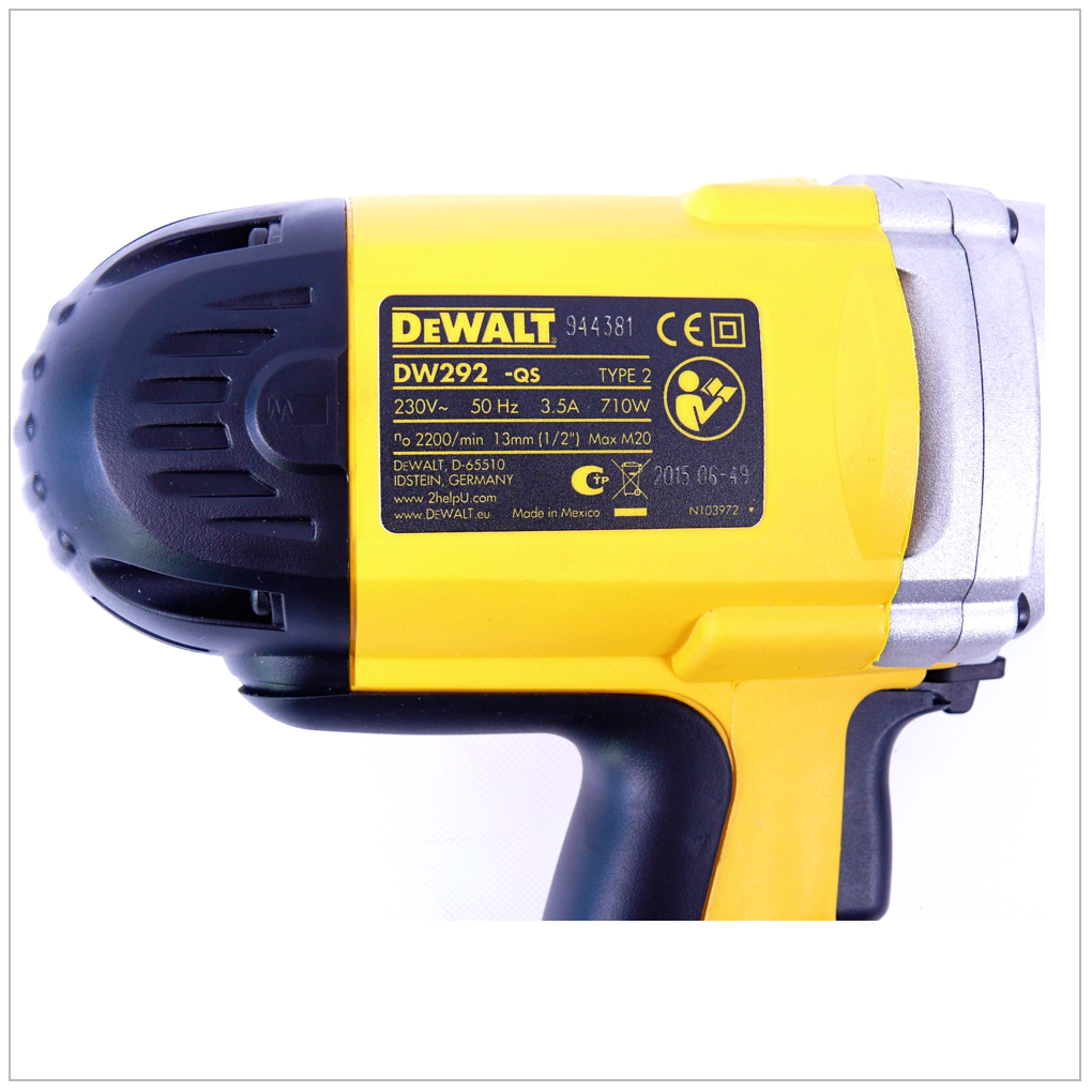 DeWalt DW292 Schlagschrauber 1/2" 440 Nm 710W - Toolbrothers