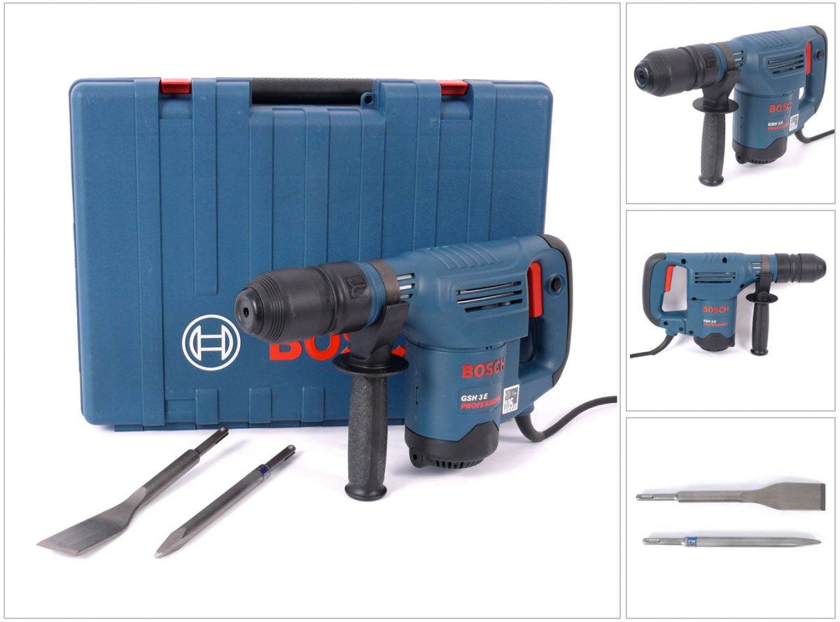 Bosch Professional GSH 3 E Schlaghammer 650 W Nennaufnahmeleistung 2,6 Joule ( 0611320703 ) - Toolbrothers