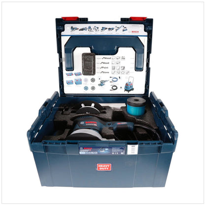 Bosch GEX 125-150 AVE Exzenterschleifer 400W ( 060137B101 ) 150mm in L-Boxx + Zubehör - Toolbrothers