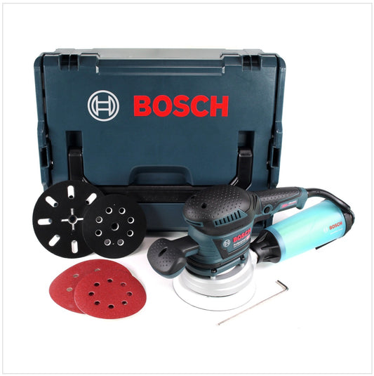 Bosch GEX 125-150 AVE Exzenterschleifer 400W ( 060137B101 ) 150mm in L-Boxx + Zubehör - Toolbrothers
