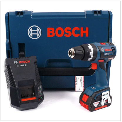 Bosch GSB 18 V-EC Akku Schlagbohrschrauber 18 V + 1x Akku 5,0 Ah + Schnellladegerät in L-BOXX - Toolbrothers