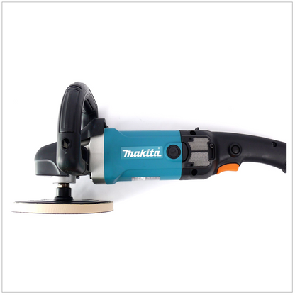 Makita 9237 CB 1200 Watt Poliermaschine Winkel Polierer Rotationsschleifer 180 mm - Toolbrothers