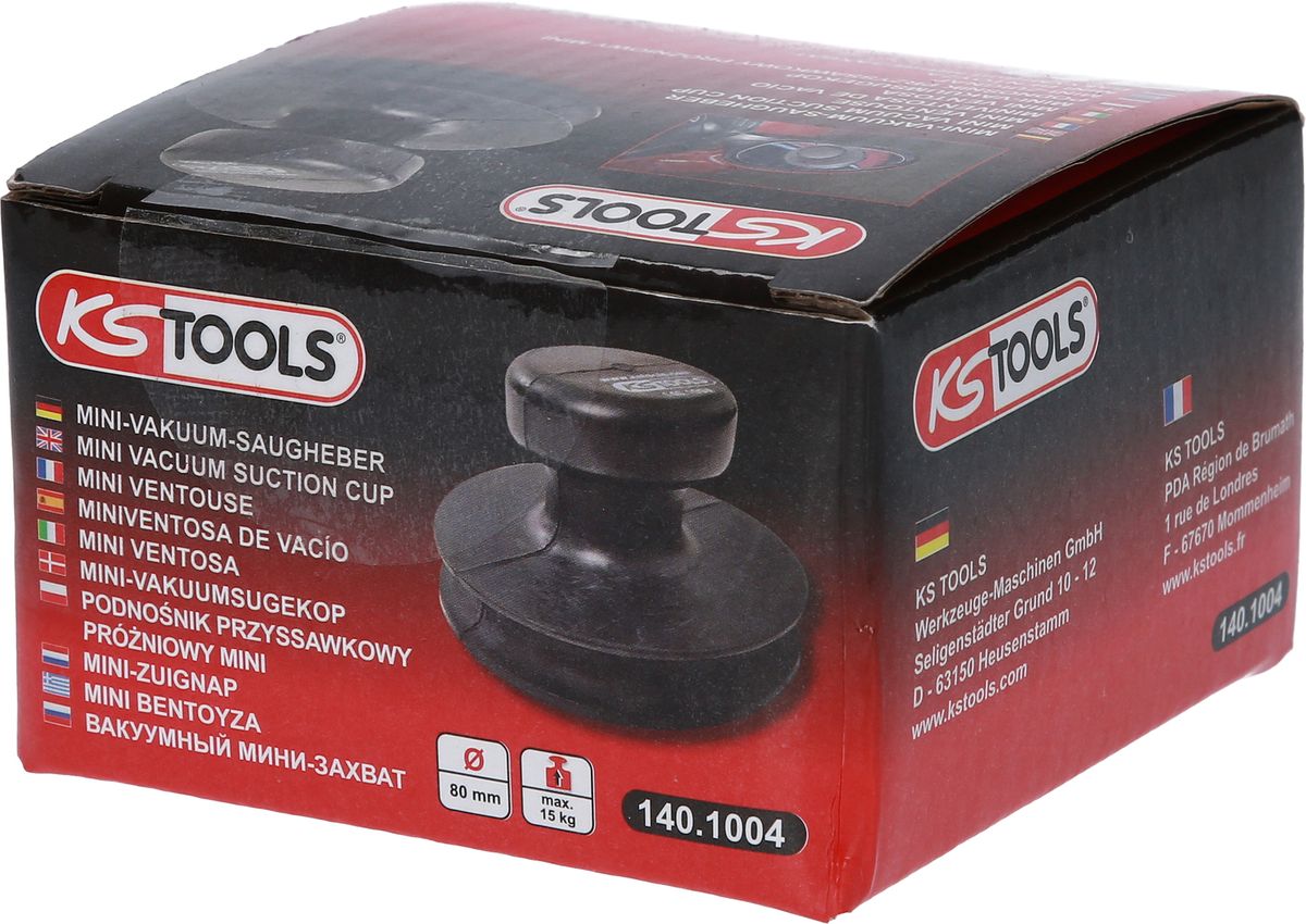 KS TOOLS Mini-Vakuum-Saugheber, max 15kg, Ø 80mm ( 140.1004 ) - Toolbrothers