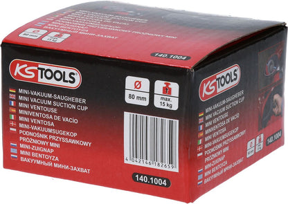 KS TOOLS Mini-Vakuum-Saugheber, max 15kg, Ø 80mm ( 140.1004 ) - Toolbrothers