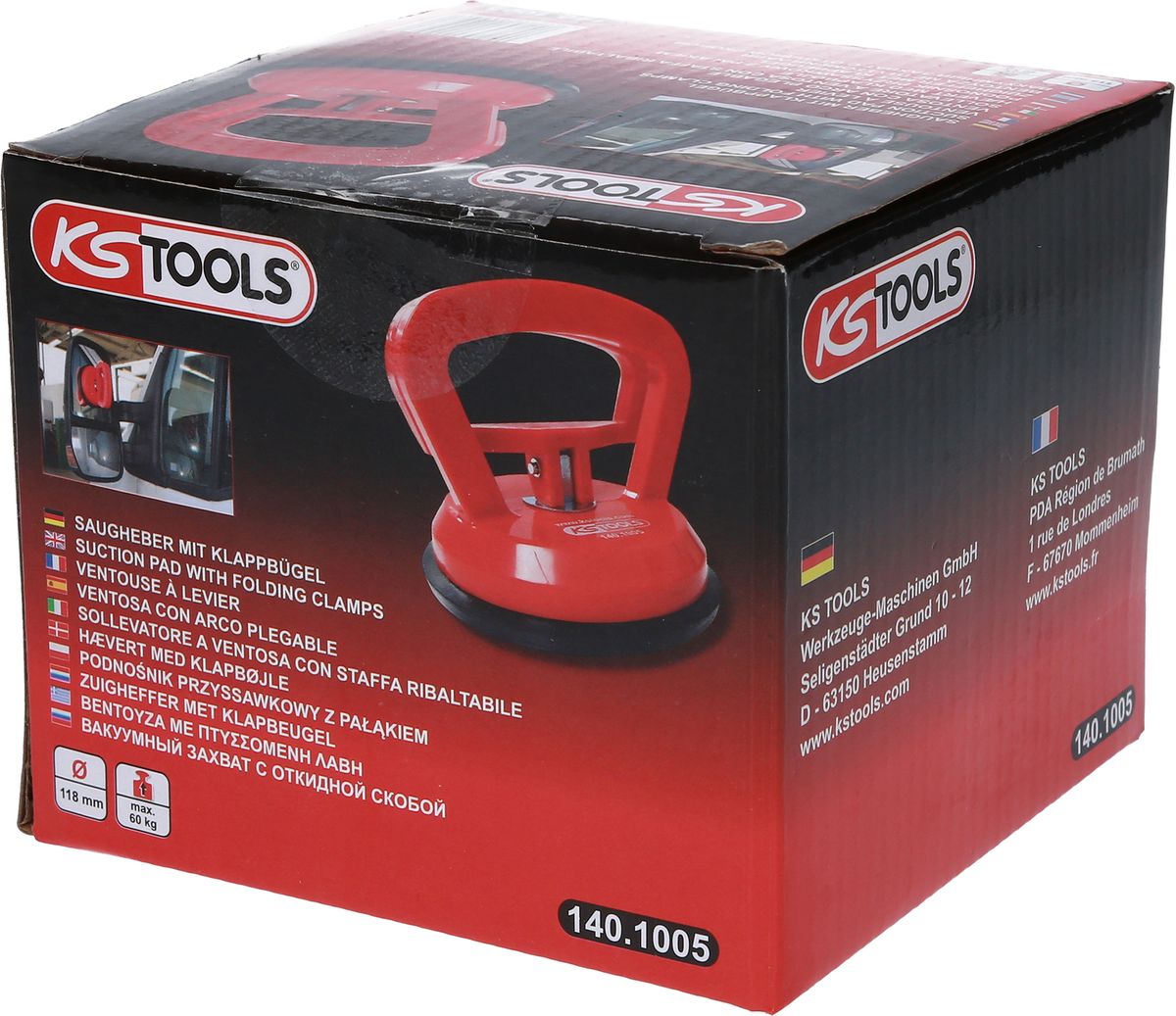 KS TOOLS Saugheber, 60kg ( 140.1005 ) - Toolbrothers