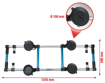 KS TOOLS Vierfach-Saugheber, 100 kg ( 140.1009 ) - Toolbrothers