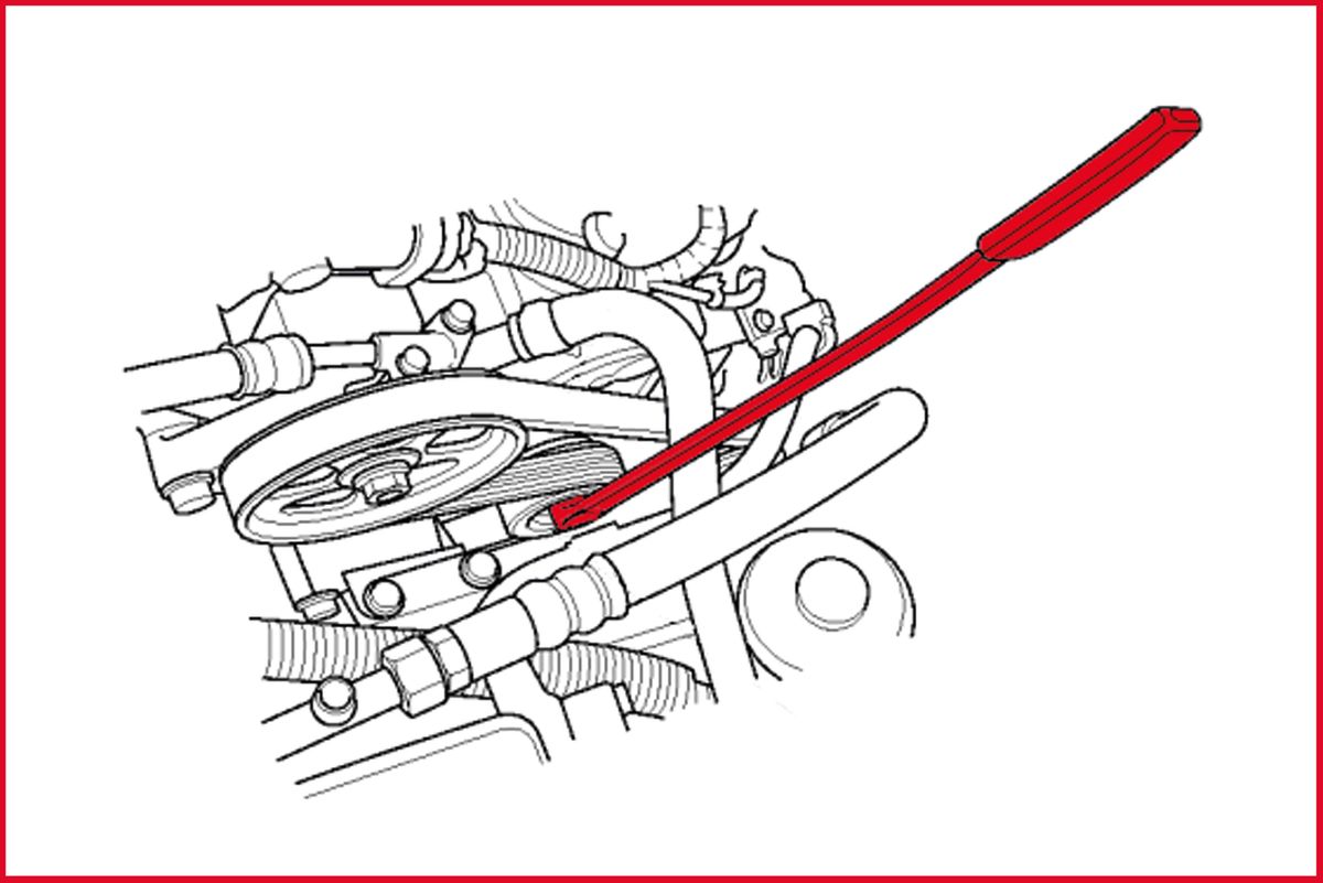 KS TOOLS Keilriemen-Schlüssel Torx T45 für Renault ( 150.1226 ) - Toolbrothers