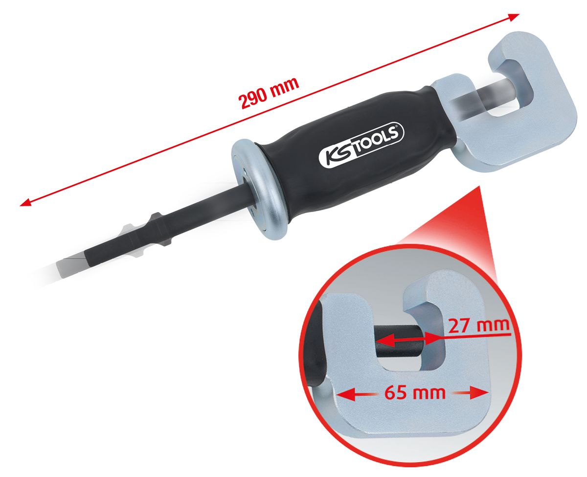 KS TOOLS Vibro-Impact Lösewerkzeug für Spurstangen  ( 150.1608 ) - Toolbrothers