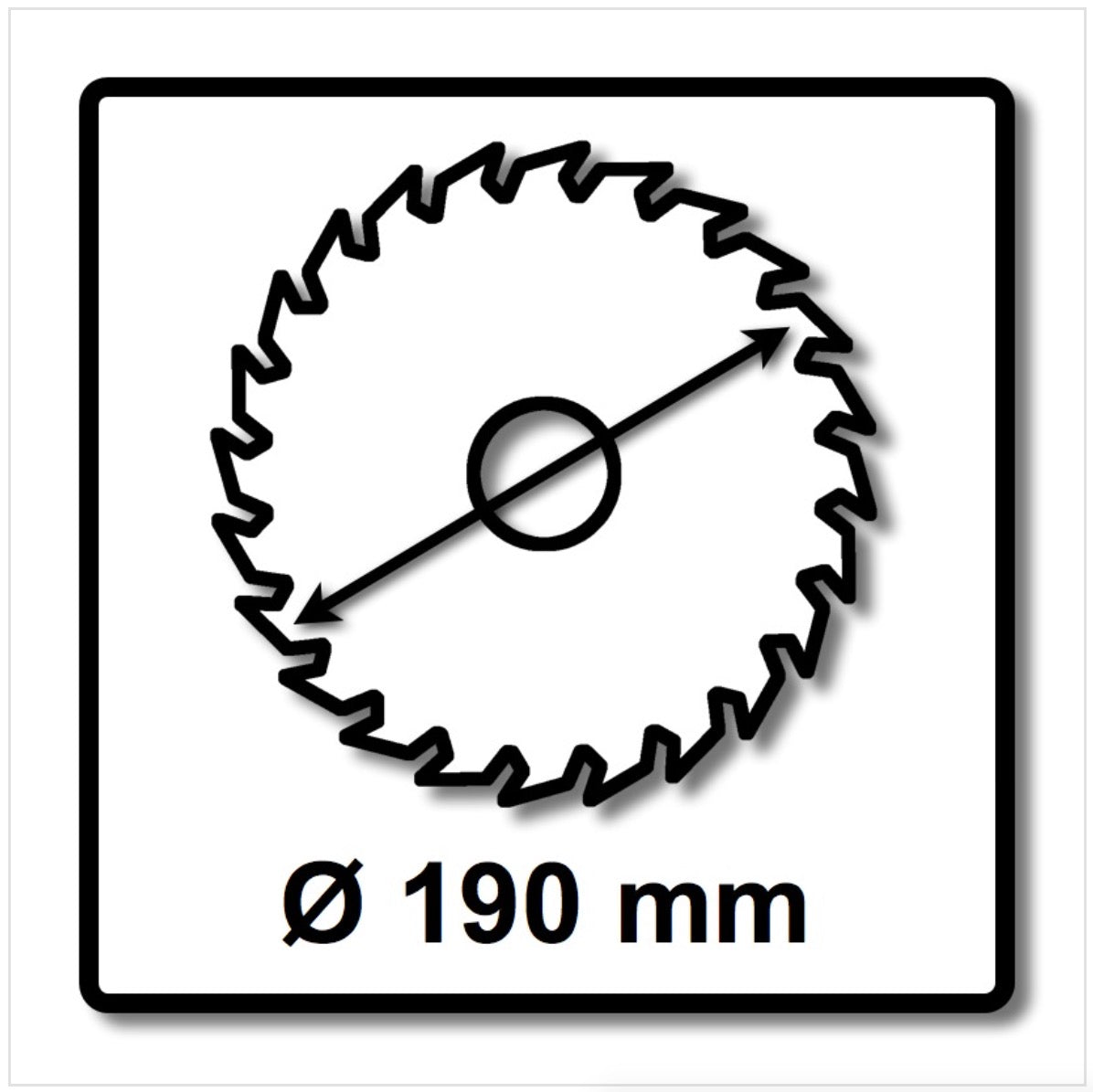 Makita Kreissägeblatt M Force 190 x 30 x 2,2 mm 24 Zähne ( B-08355 ) - Toolbrothers