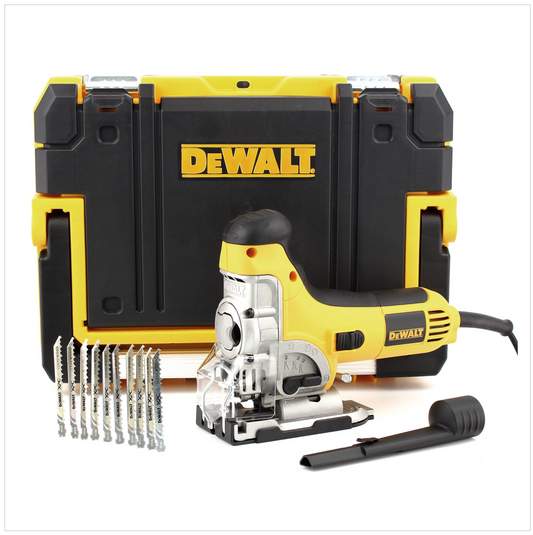 DeWalt DW 333 KTX - QS Stichsäge Set 701 W in T-STAK-Box 1 mit Sägeblättern - Toolbrothers