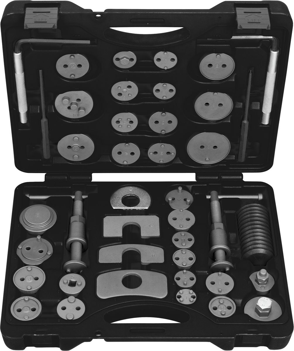 KS TOOLS jeu d'outils de réinitialisation des pistons de frein, 41 pièces (150.1970)